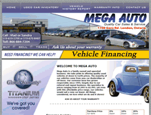 Tablet Screenshot of megaauto.ca